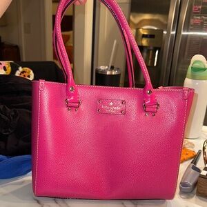 Kate Spade Vibrant Pink Tote Bag